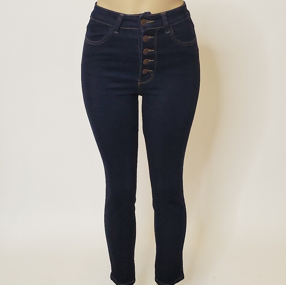 Denim-Dark Wash High Rise